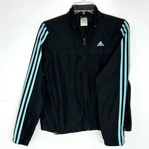 Adidas Zip Up Black Seafoam